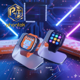 ساعت هوشمند KW62 MAX ۴۶ میلیمتری با بند سیلیکونی