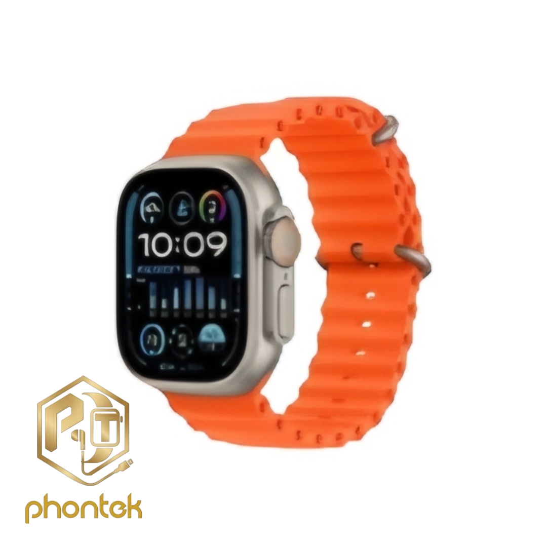 ساعت هوشمند KW26 Ultra3 با بدنه فلزی و بند سیلیکونی  شارژرهدیه